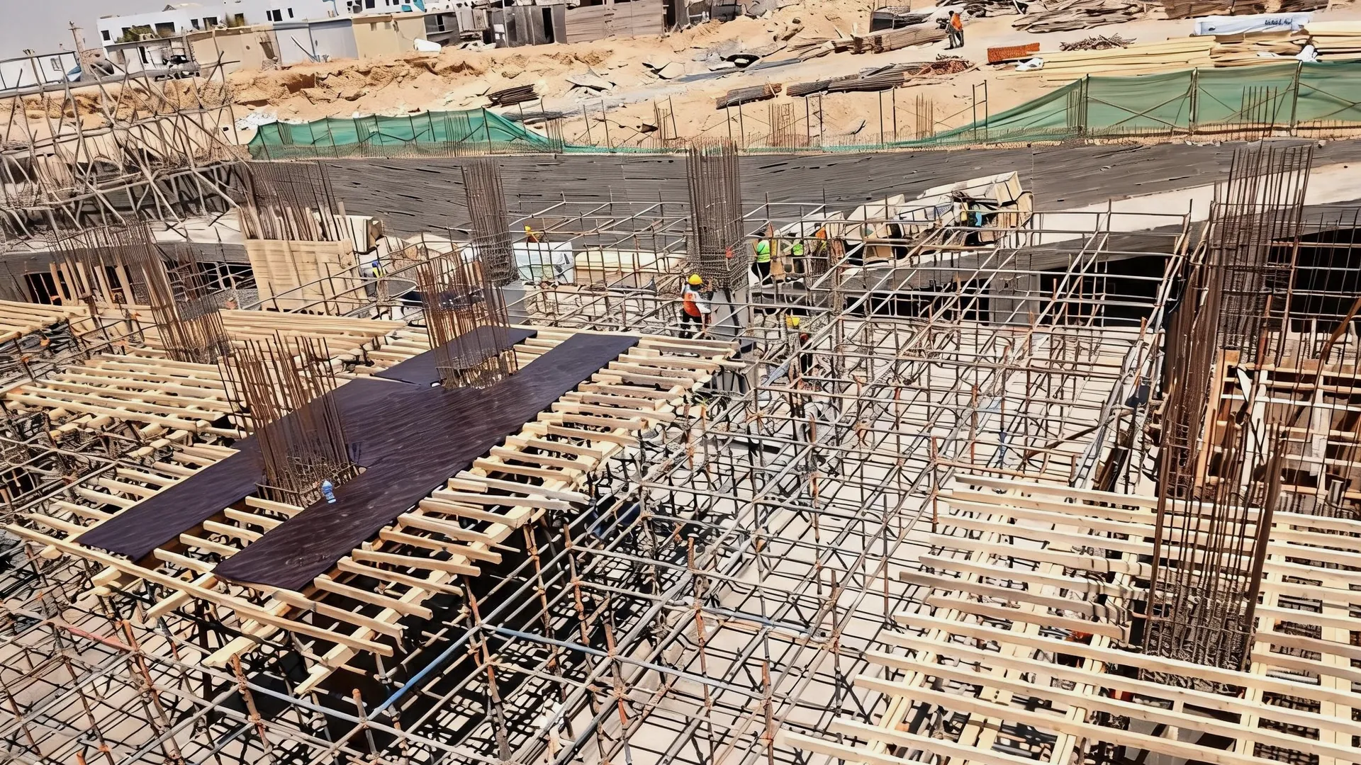 Ola Energy main building under construction in the First Settlement, Cairo, Egypt
