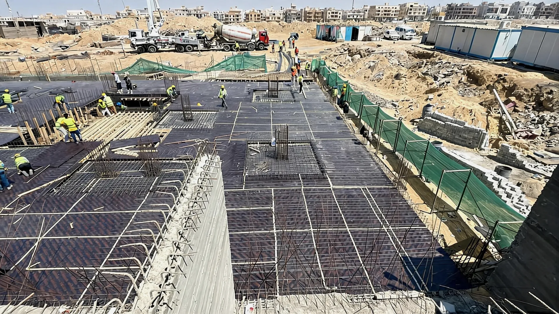 Ola Energy main building under construction in the First Settlement, Cairo, Egypt